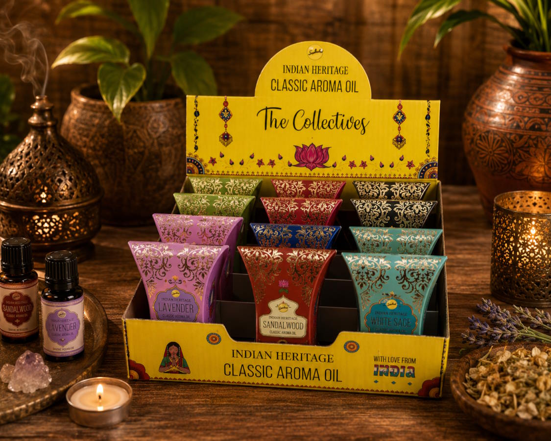 Aceite Aromático surtido Sreevani  12ud